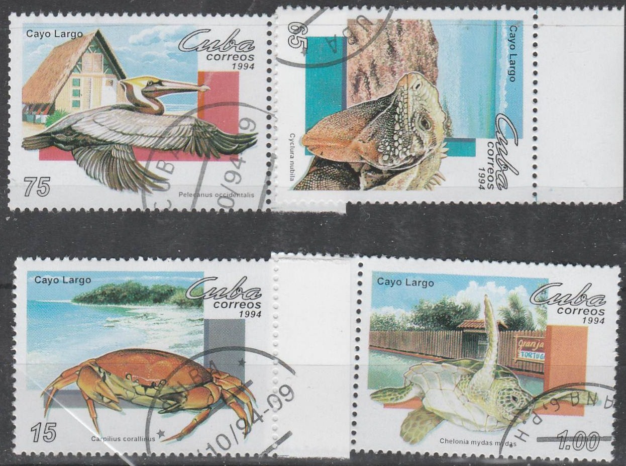 Куба 1994 фауна (гашеные) 206