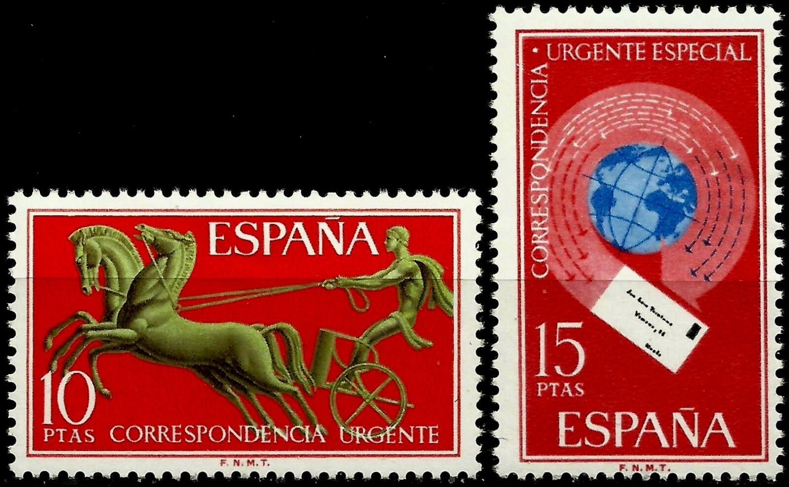 Испания 1971 экспресс-почта лошади