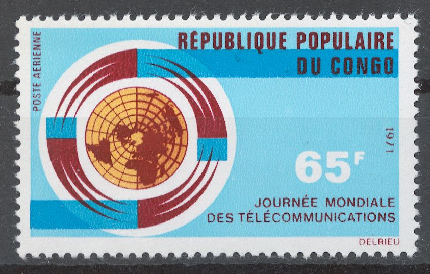 Конго (Браззавиль) 1971 Всемирный день телекоммуникаций