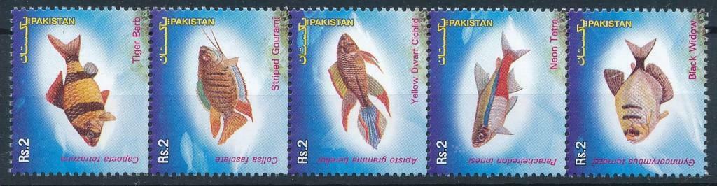 Пакистан 2004 фауна рыбы