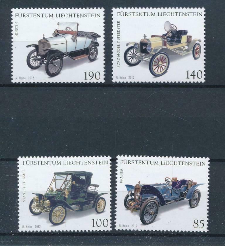 Лихтенштейн 2012 транспорт классические автомобили ретро