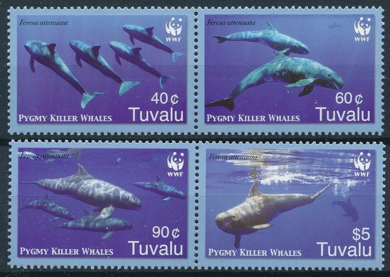 Тувалу 2006 морская фауна киты исчезающие виды Карликовая косатка
