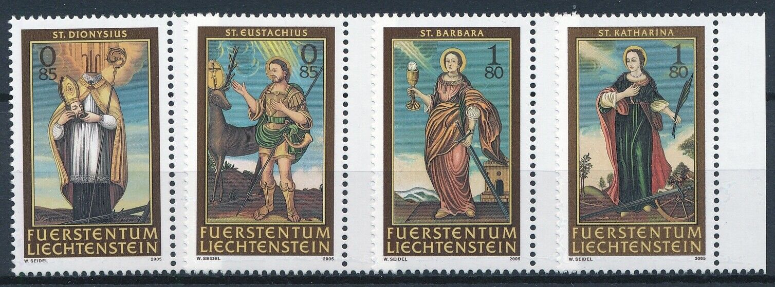 Лихтенштейн 2005 искусство живопись религия Святые