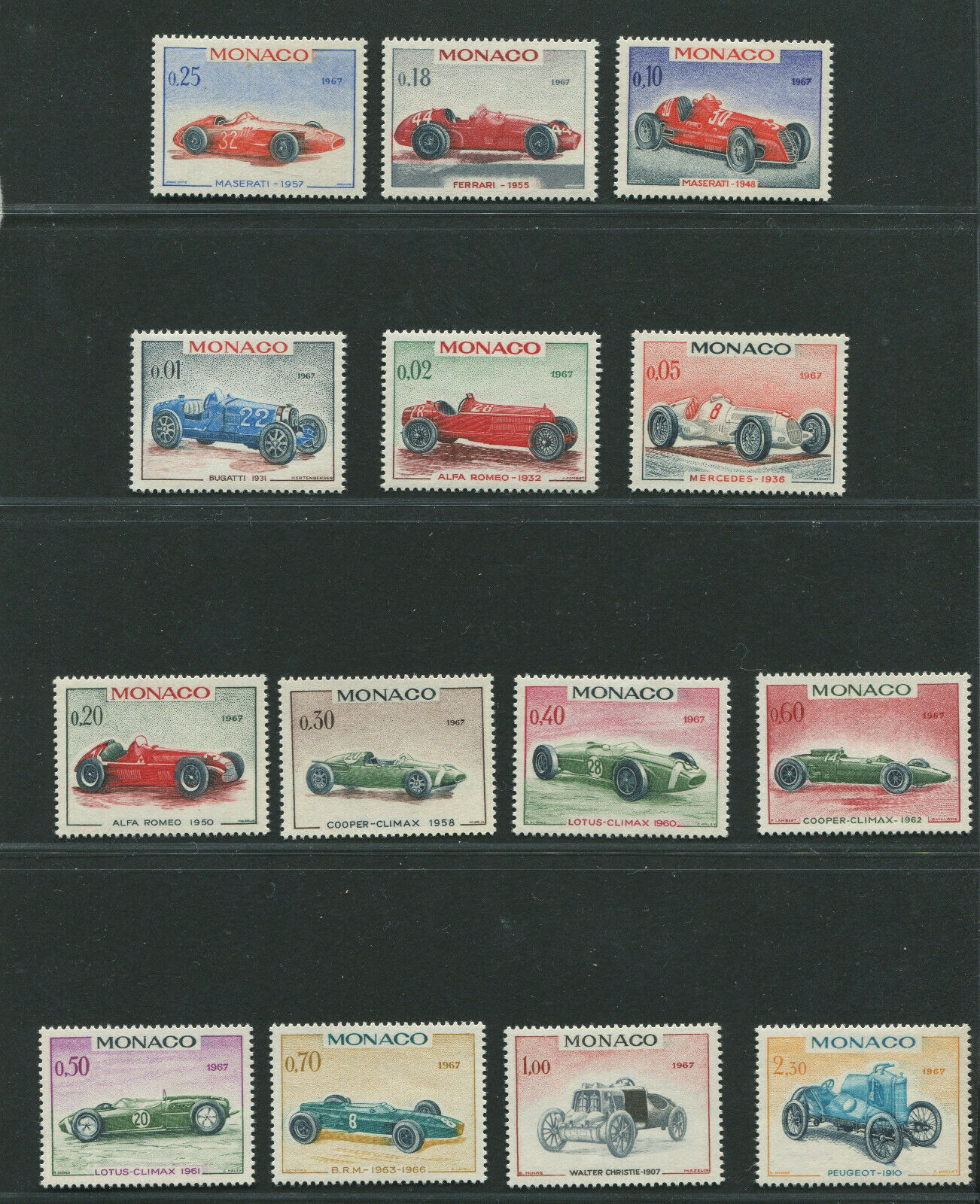 Монако 1967 транспорт гоночные автомобили победители Гран-при, история