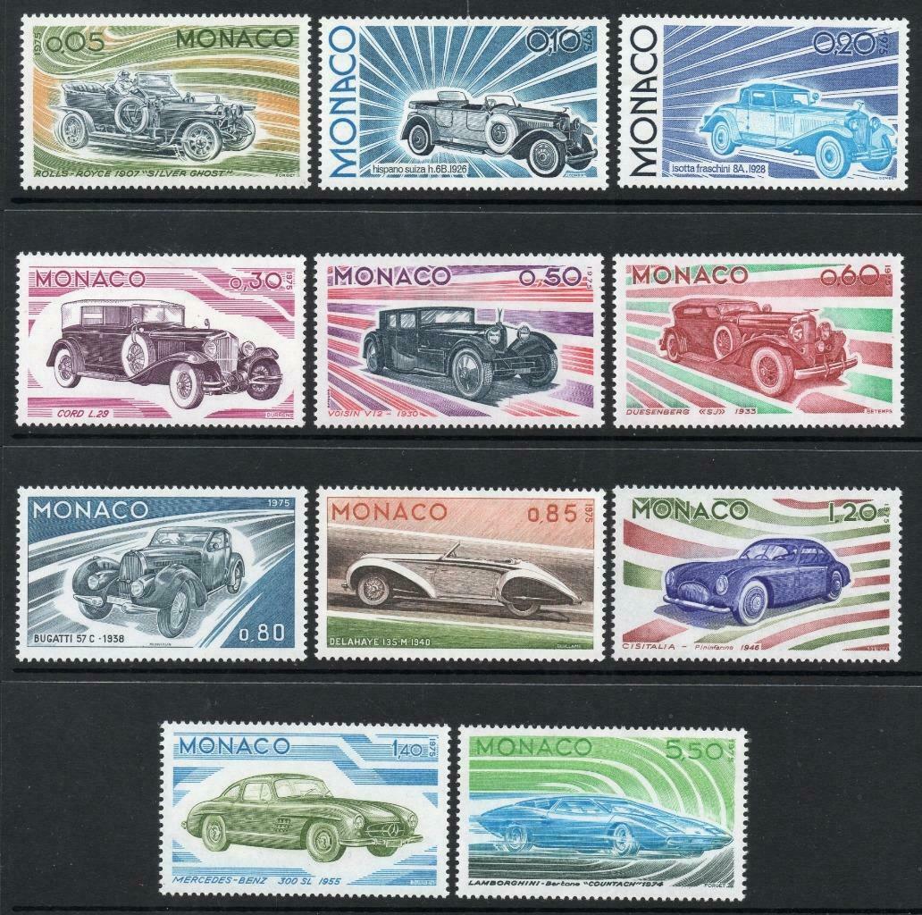 Монако 1975 транспорт легковые автомобили история развития