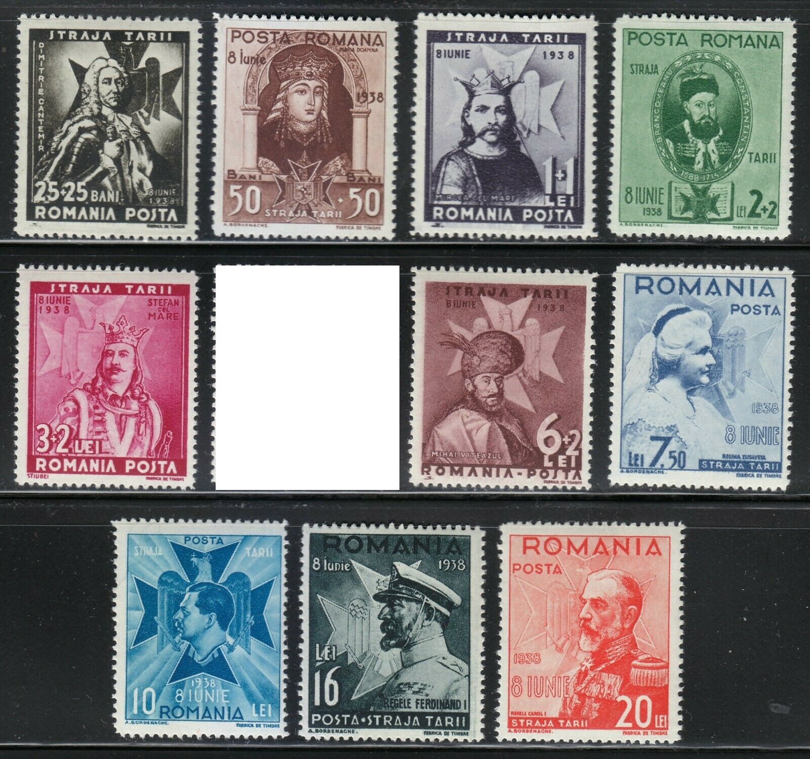 Румыния 1938 персоналии интронизация короля Кароля II 8-ая годовщина (н.с. 1 м.)