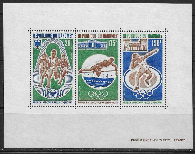 Дагомея (Бенин) 1972 спорт летние Олимпийские игры Мюнхен