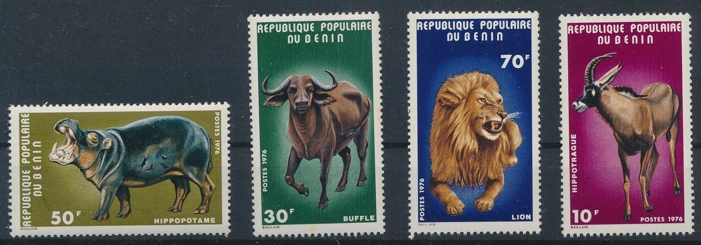 Бенин 1976 фауна Африки дикие животные