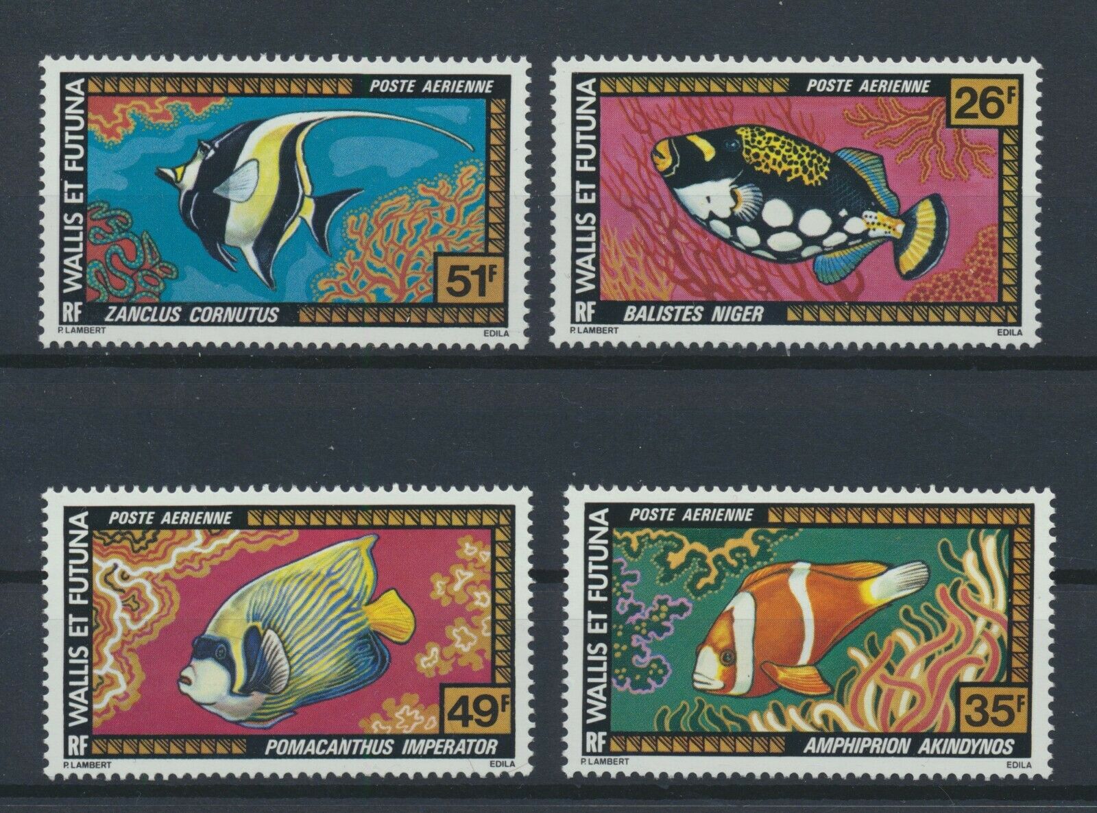 Уоллис и Футуна 1978 морская фауна рыбы