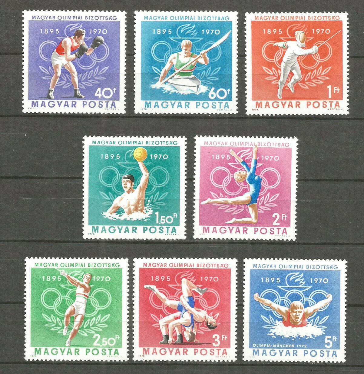 Венгрия 1970 спорт летняя Олимпиада Олимпийский Комитет 75-летие