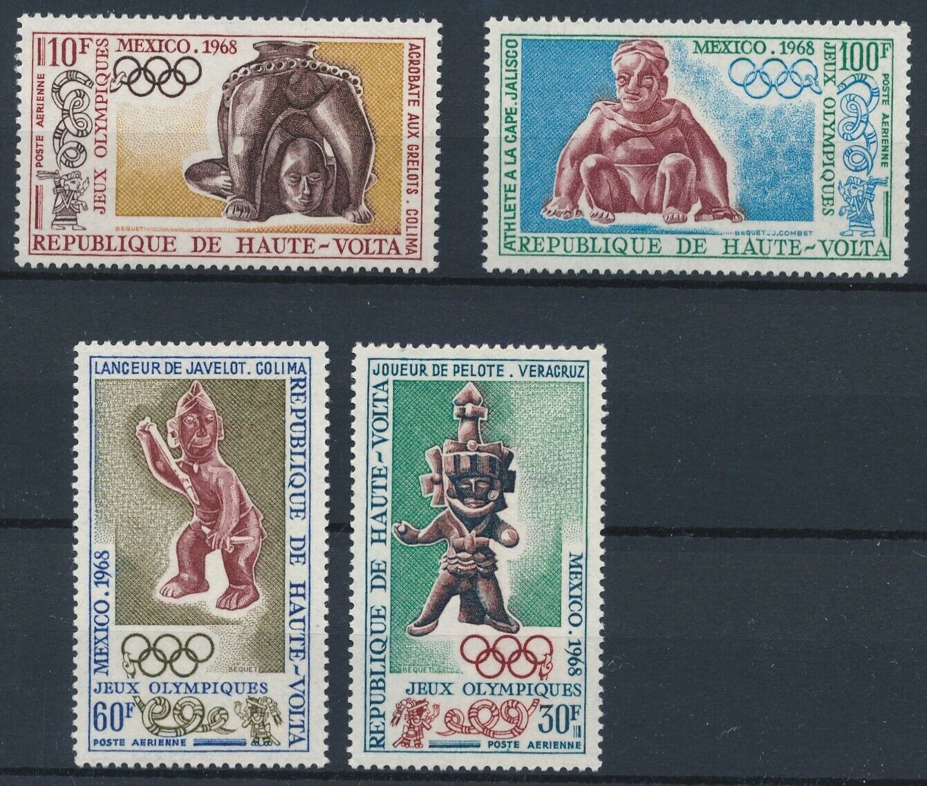 Верхняя Вольта 1968 спорт летние Олимпийские игры Мексика, этнография