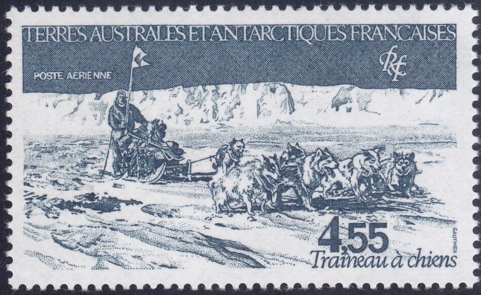Французская Антарктика ТААФ 1983 фауна ездовые собаки полярные исследования