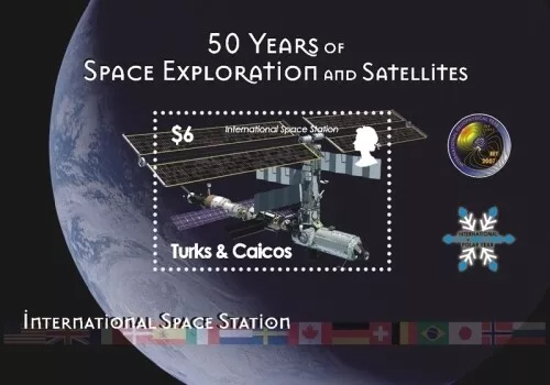 Теркс и Кайкос 2008 космос 50 лет освоению, Международная космическая станция