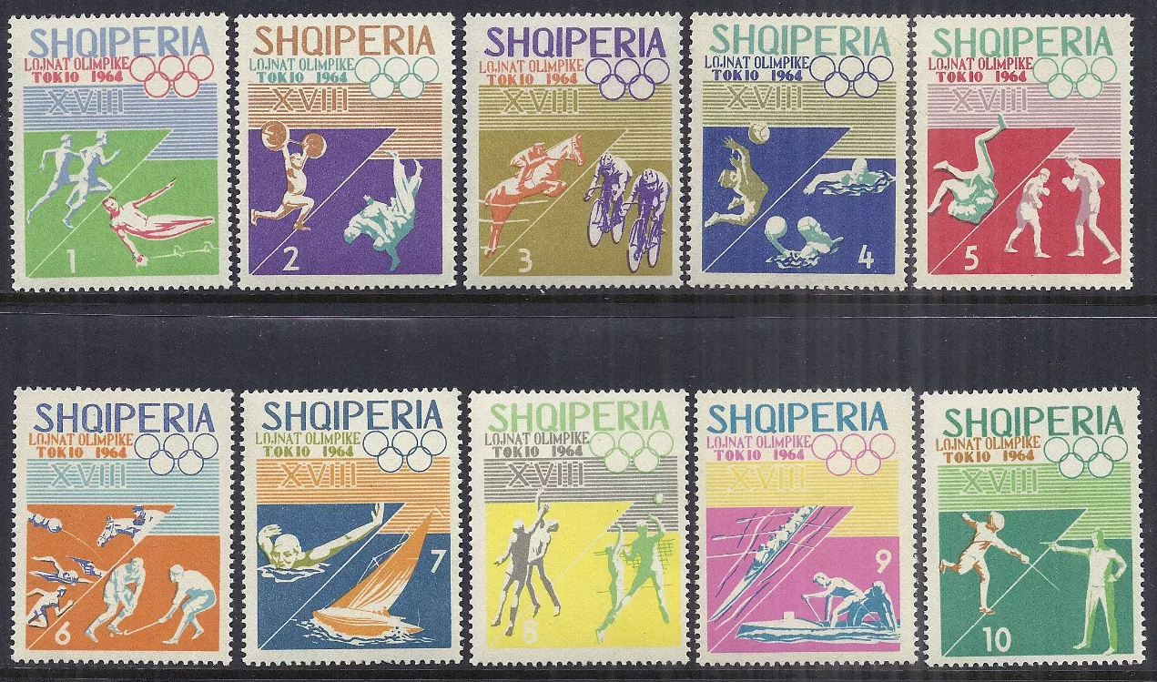 Албания 1964 спорт летние Олимпийские игры Токио Япония