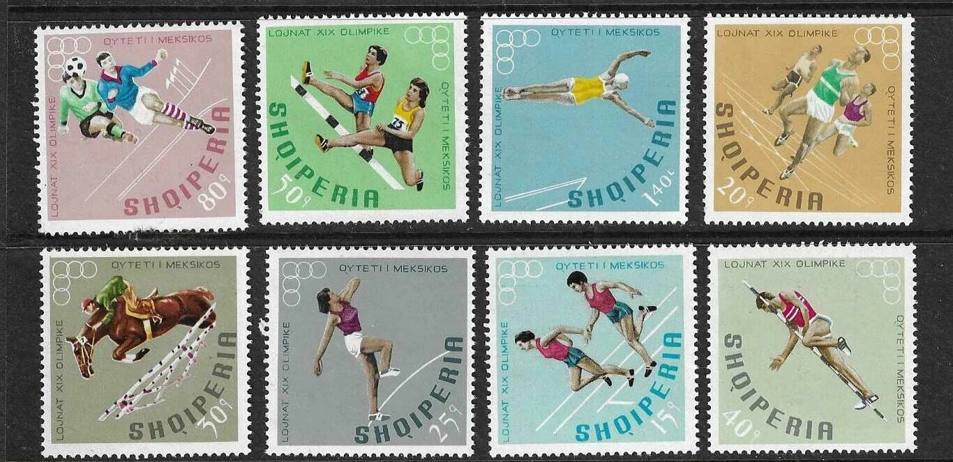 Албания 1968 спорт летние Олимпийские игры Мексика