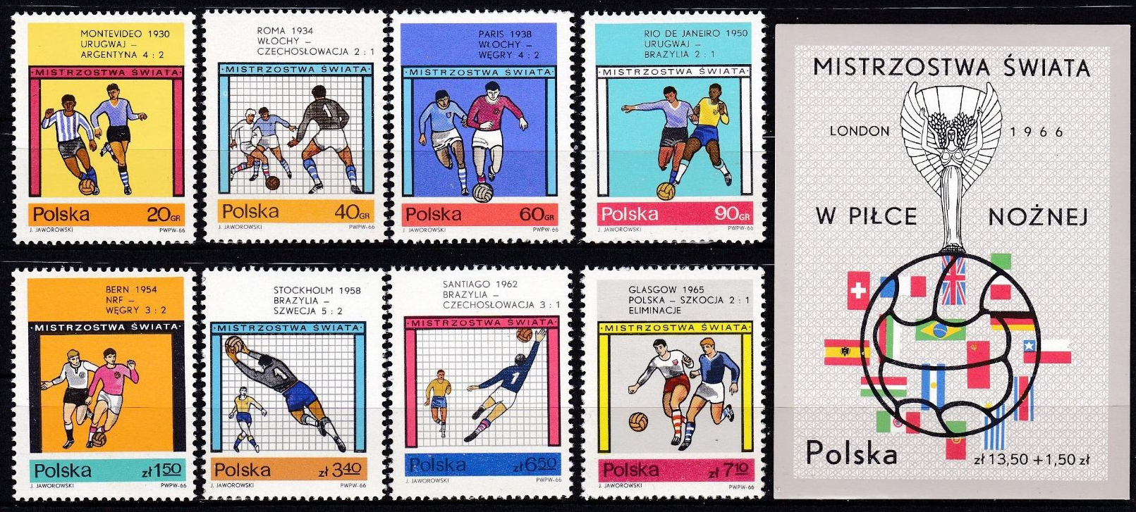 Польша 1966 спорт футбол Чемпионат мира Англия