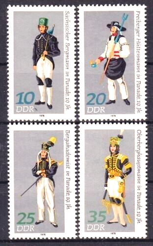 Германия ГДР 1978 парадная униформа горняков, шахтеров, история