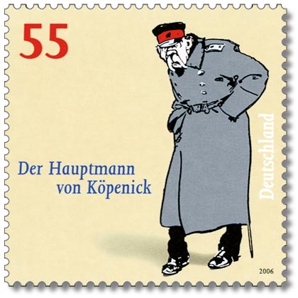 Германия 2006 персоналии сапожник из Восточной Пруссии Гауптман Кепеник