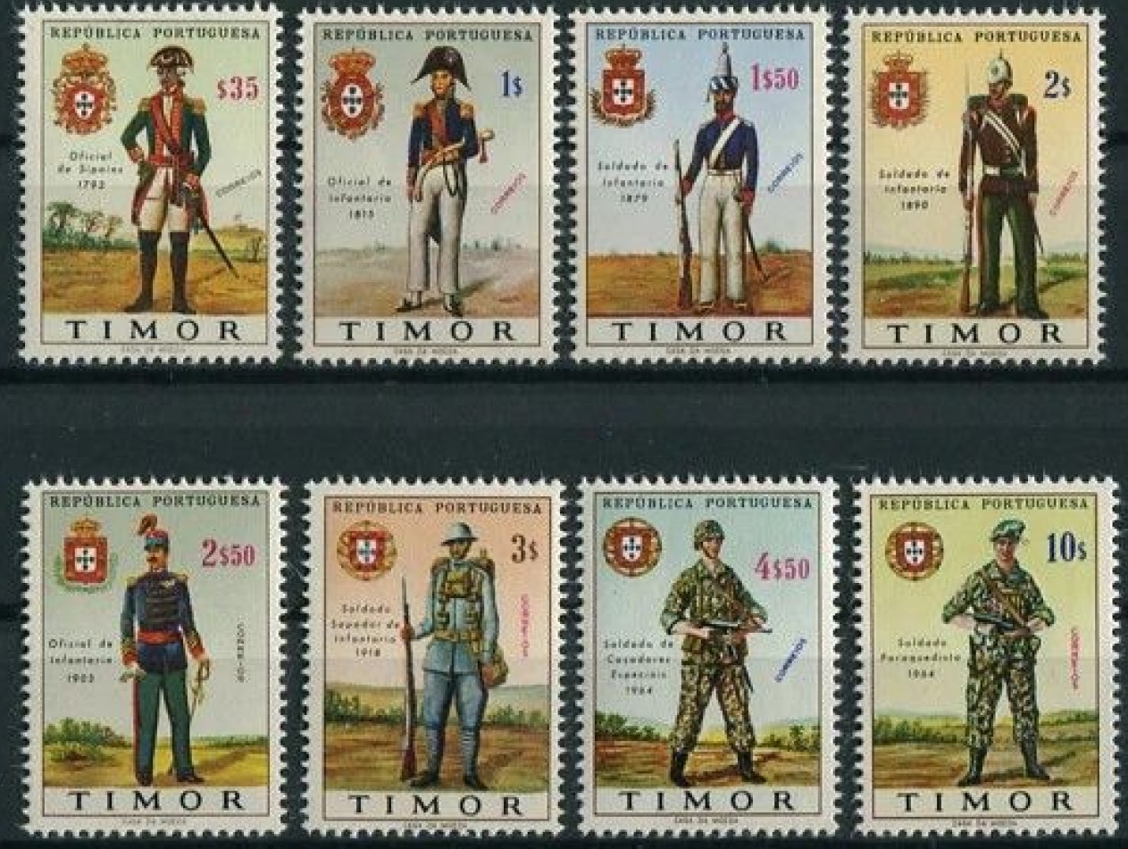Португальский Тимор 1967 армия военная униформа